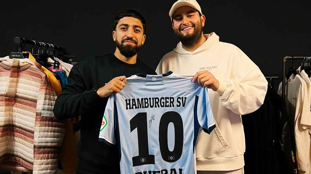 HSV-Profi Emmanuel Pherai zu Gast im JIMI PALAIS Atelier