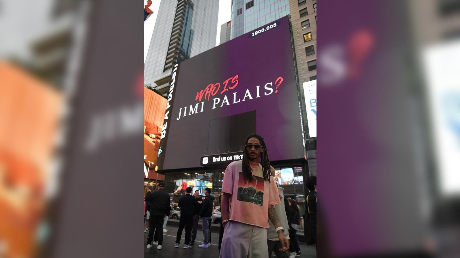 JIMI PLAIS x NYC TIMES SQUARE