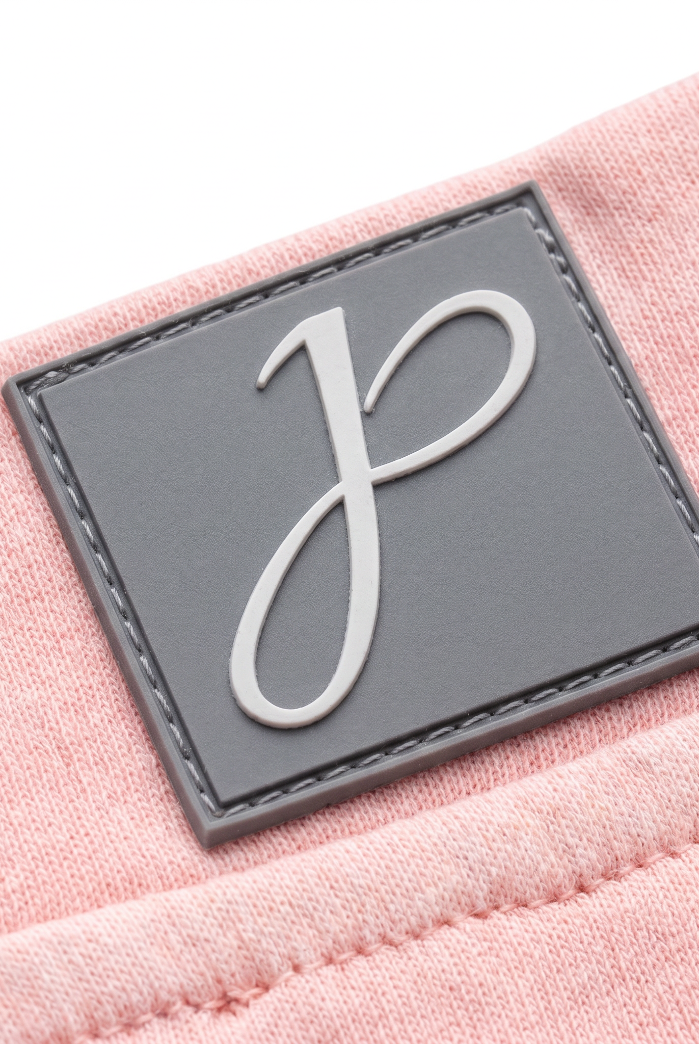 Sweater mit Reißverschluss und J Monogramm Stickerei