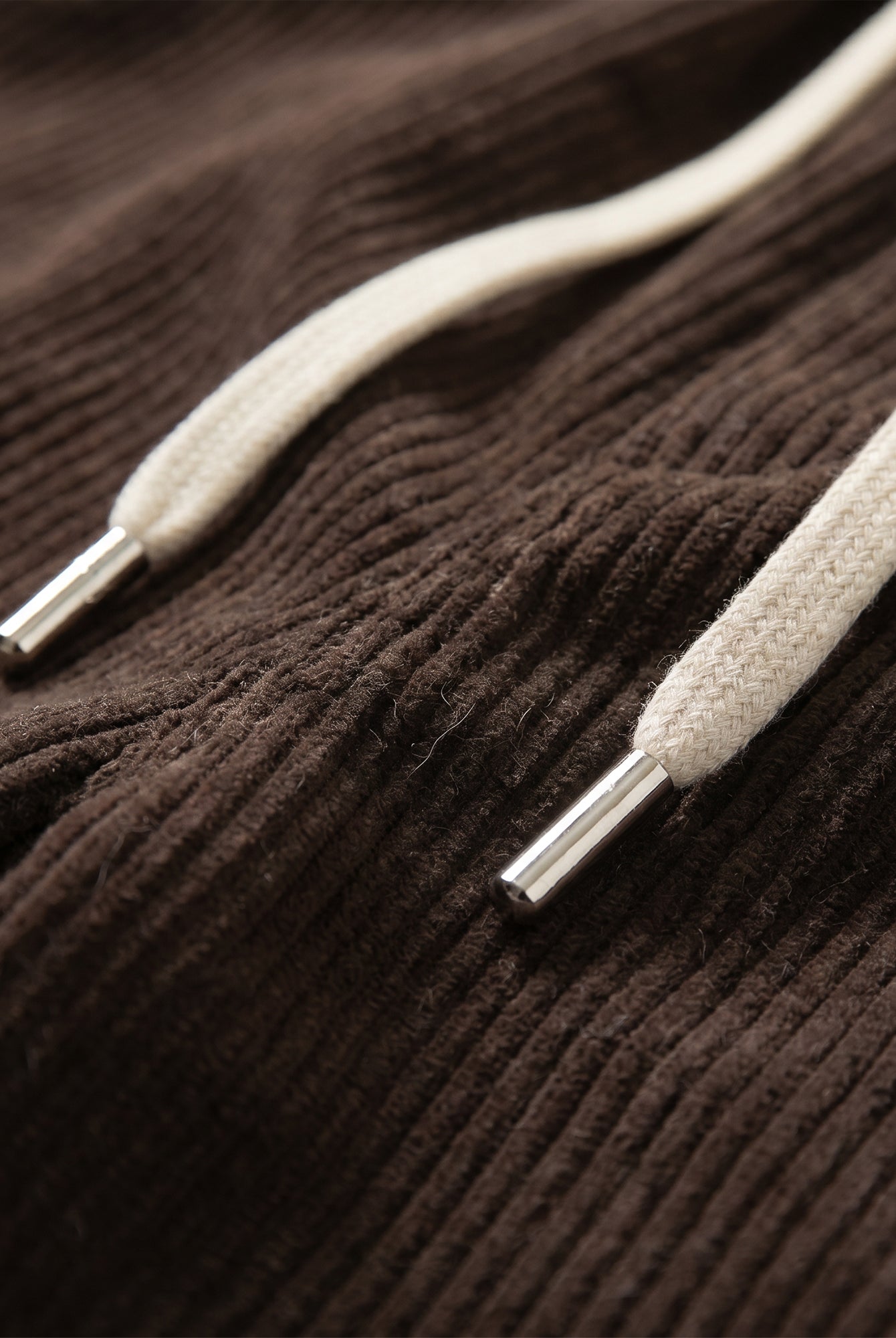 Braune Velours Shorts