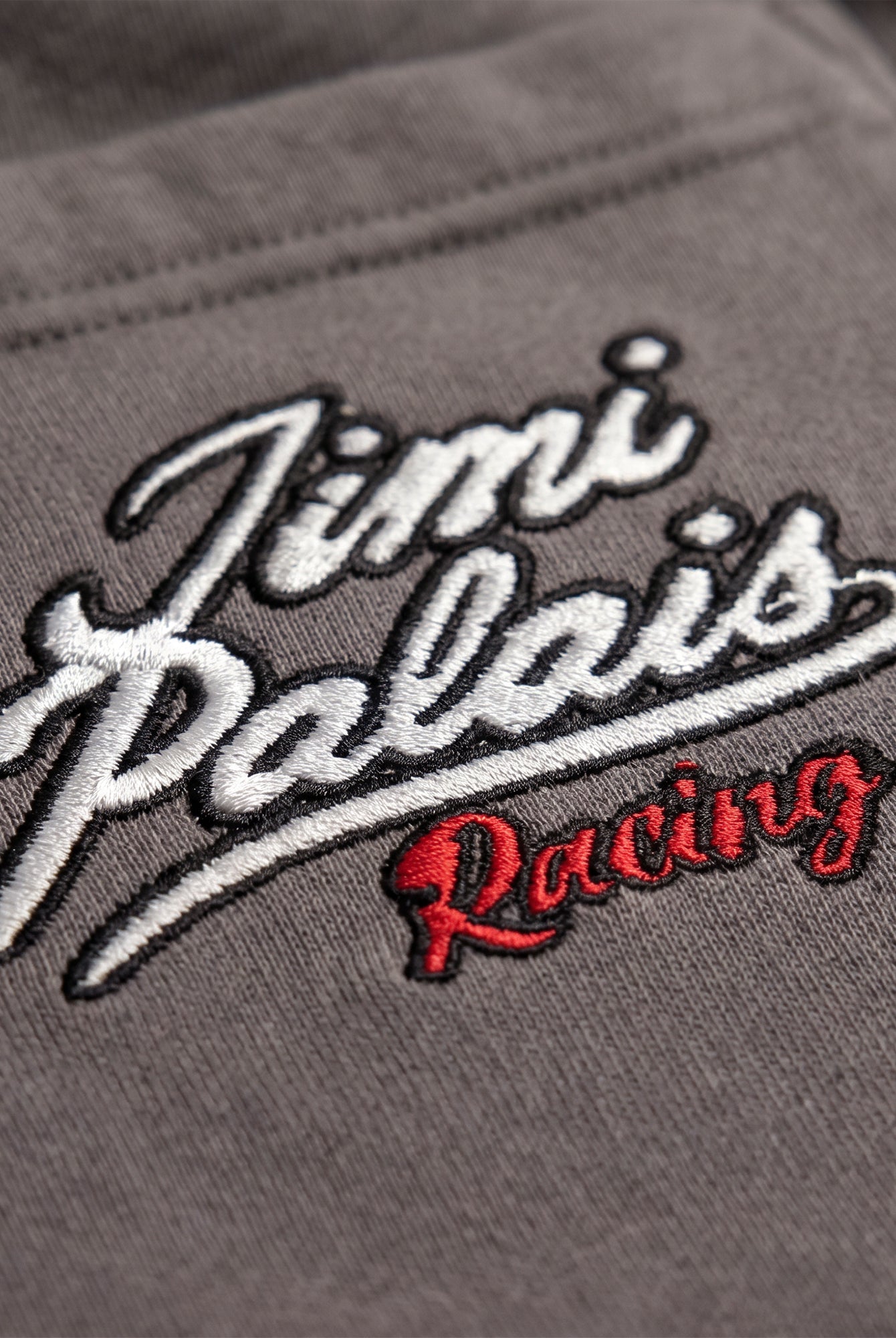 Schwere Baumwollhose Racing-Patches auf der Rückseite