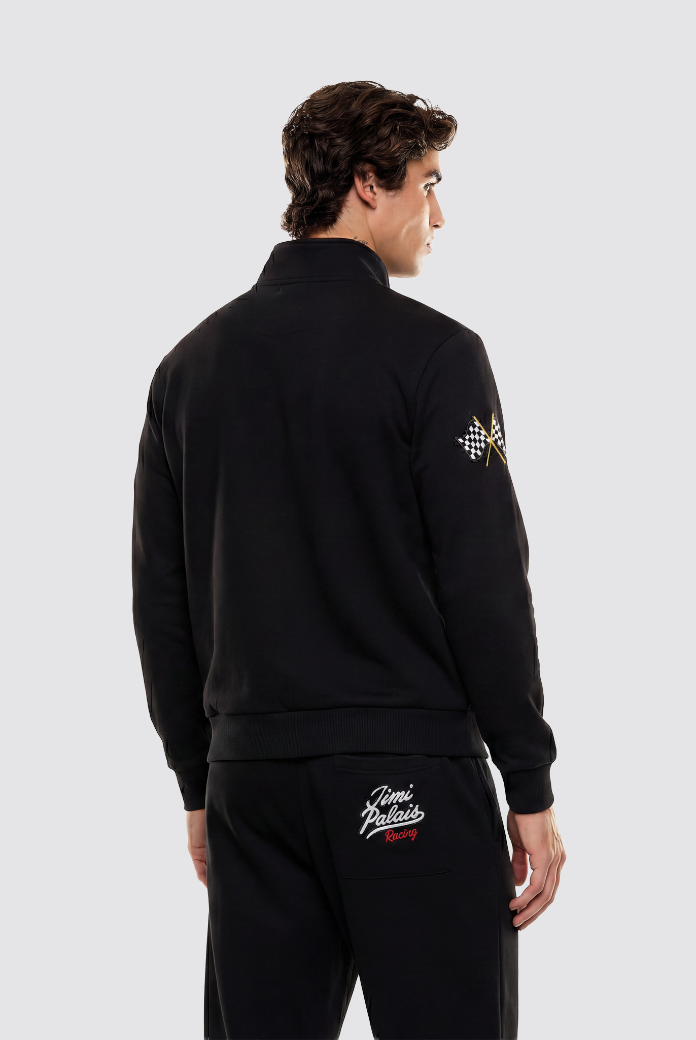 Schwere Baumwollhose Racing-Patches auf der Rückseite