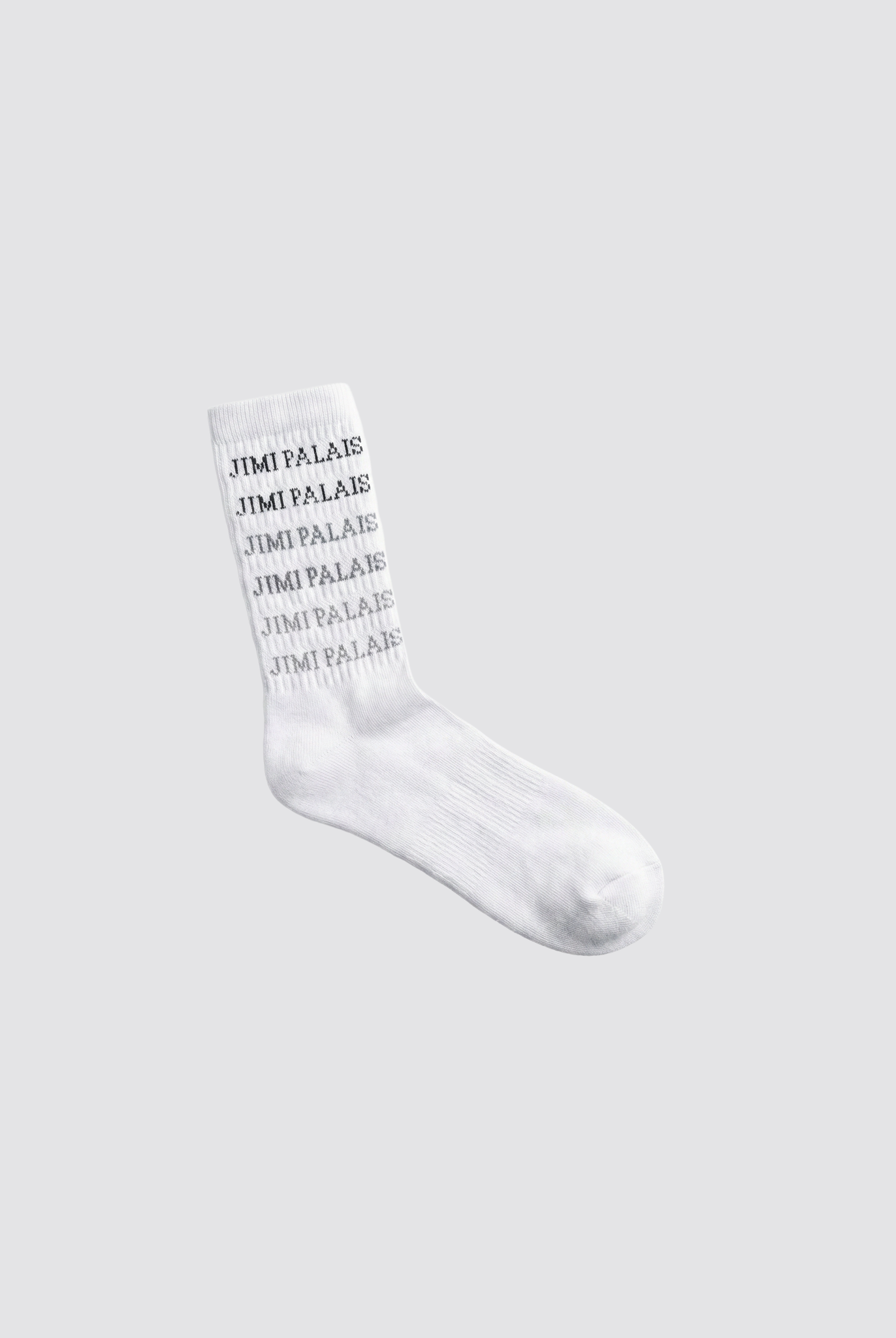 Socken mit JIMI PALAIS Schriftzug und Gummiband