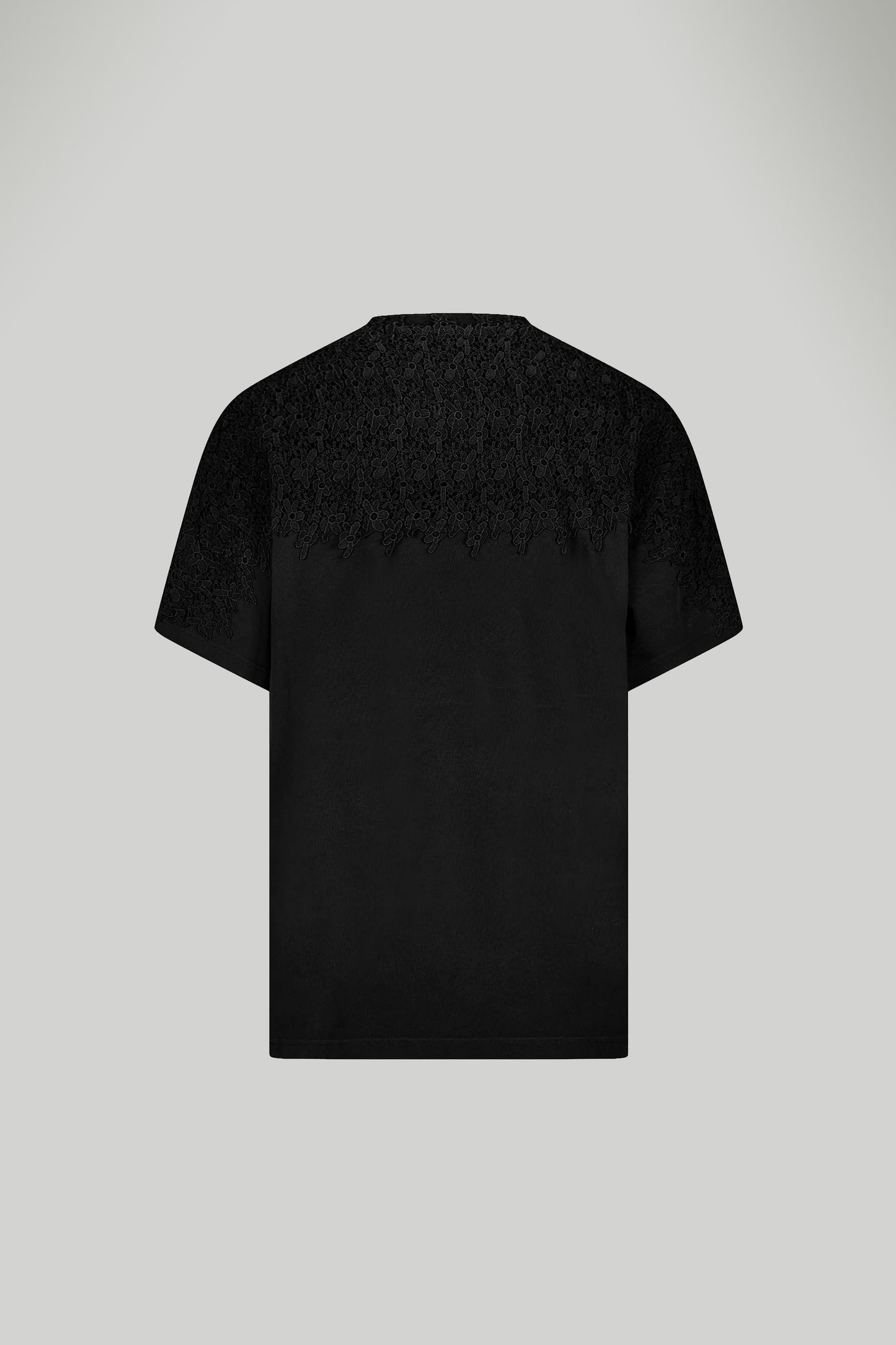 BLACK LACE TEE