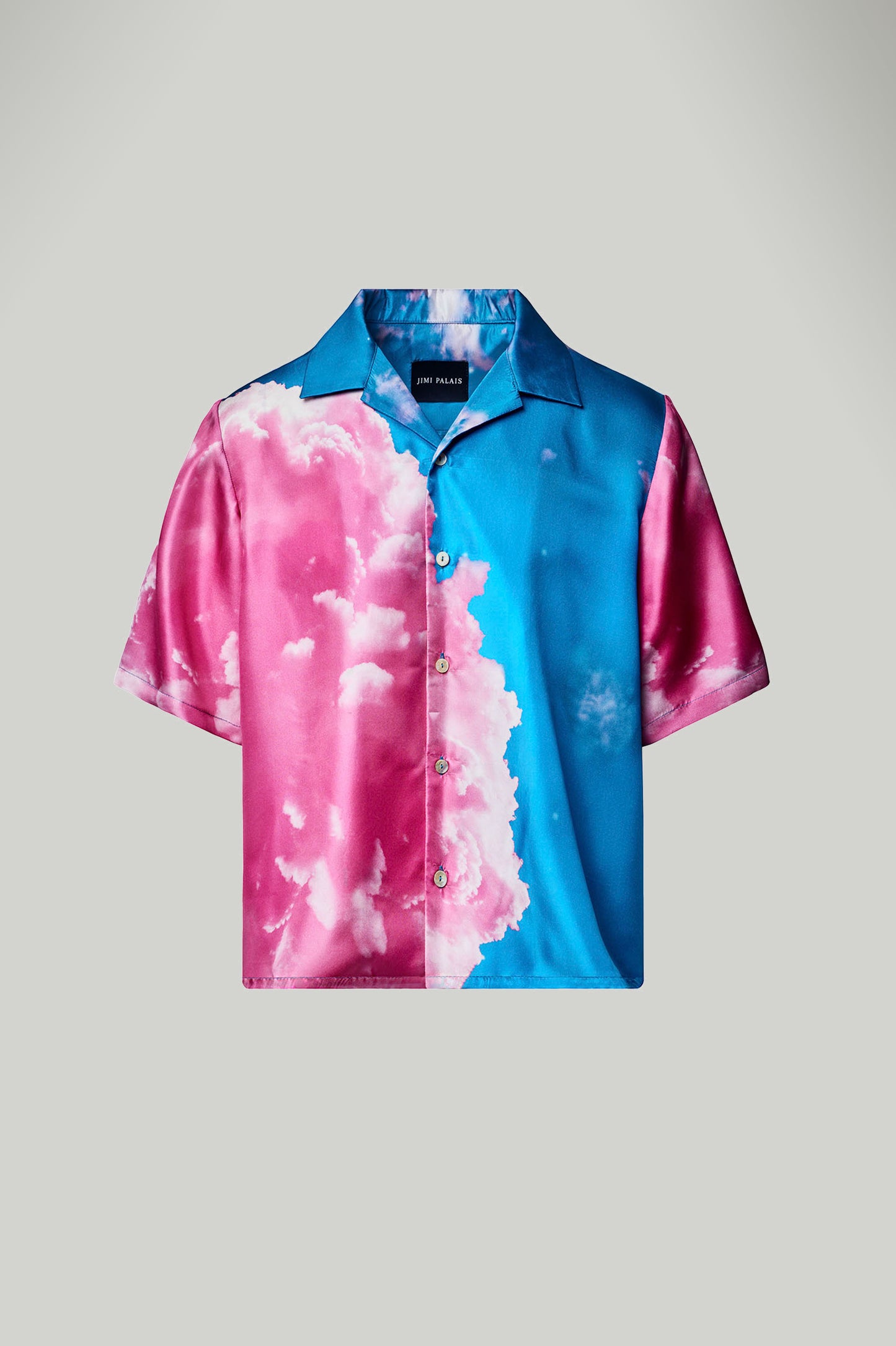 PINK CLOUDS SILK SHIRT