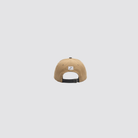 Beige Cap mit grauem Schirm und J Monogramm Stickerei