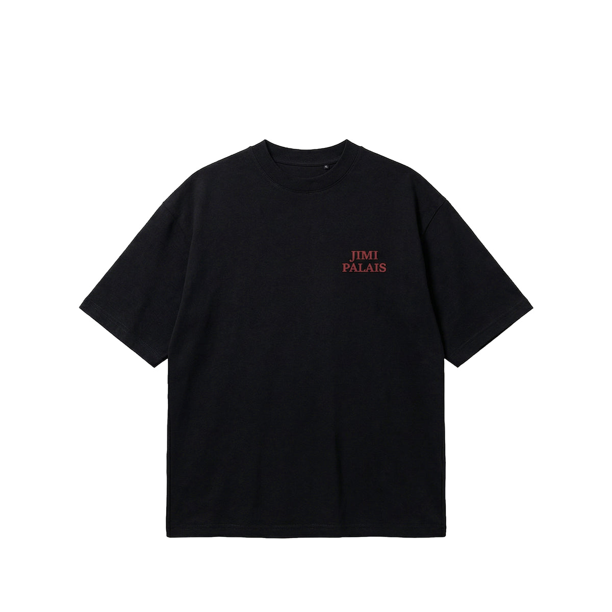 Herren T-Shirt Schwarz mit Japan-Print – Schwarz, Vorderansicht