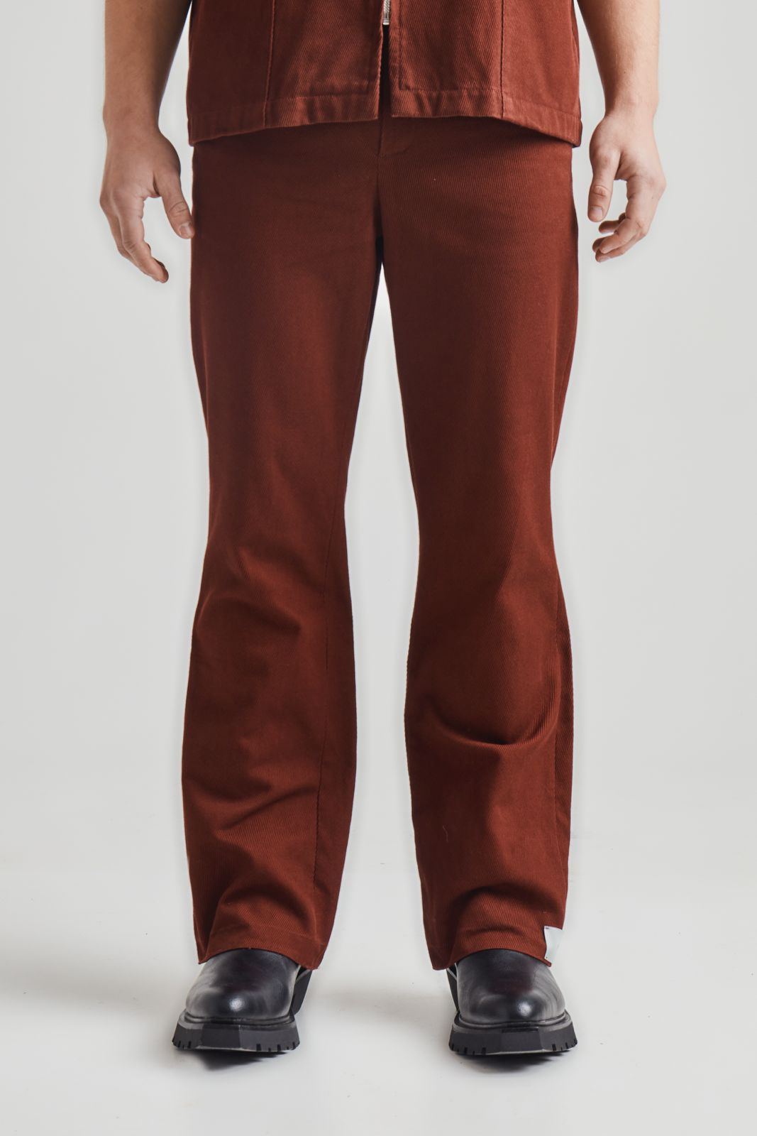 FLARED LOGO PANTS