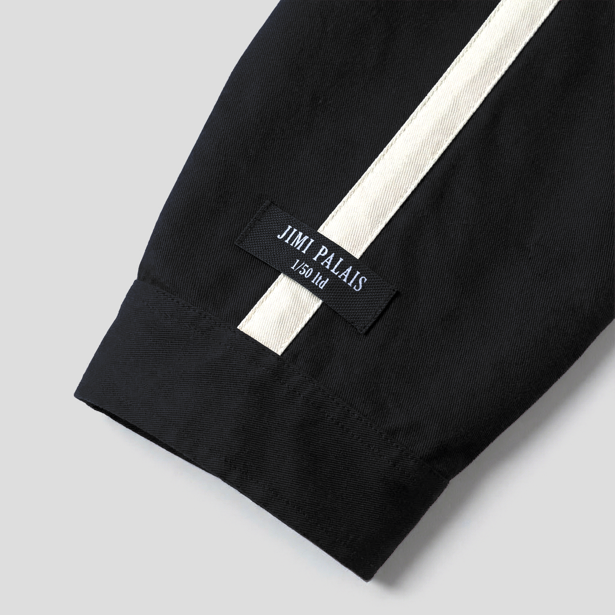 Jimi Palais Racing Jacke mit Applikationen und Rückenstickerei