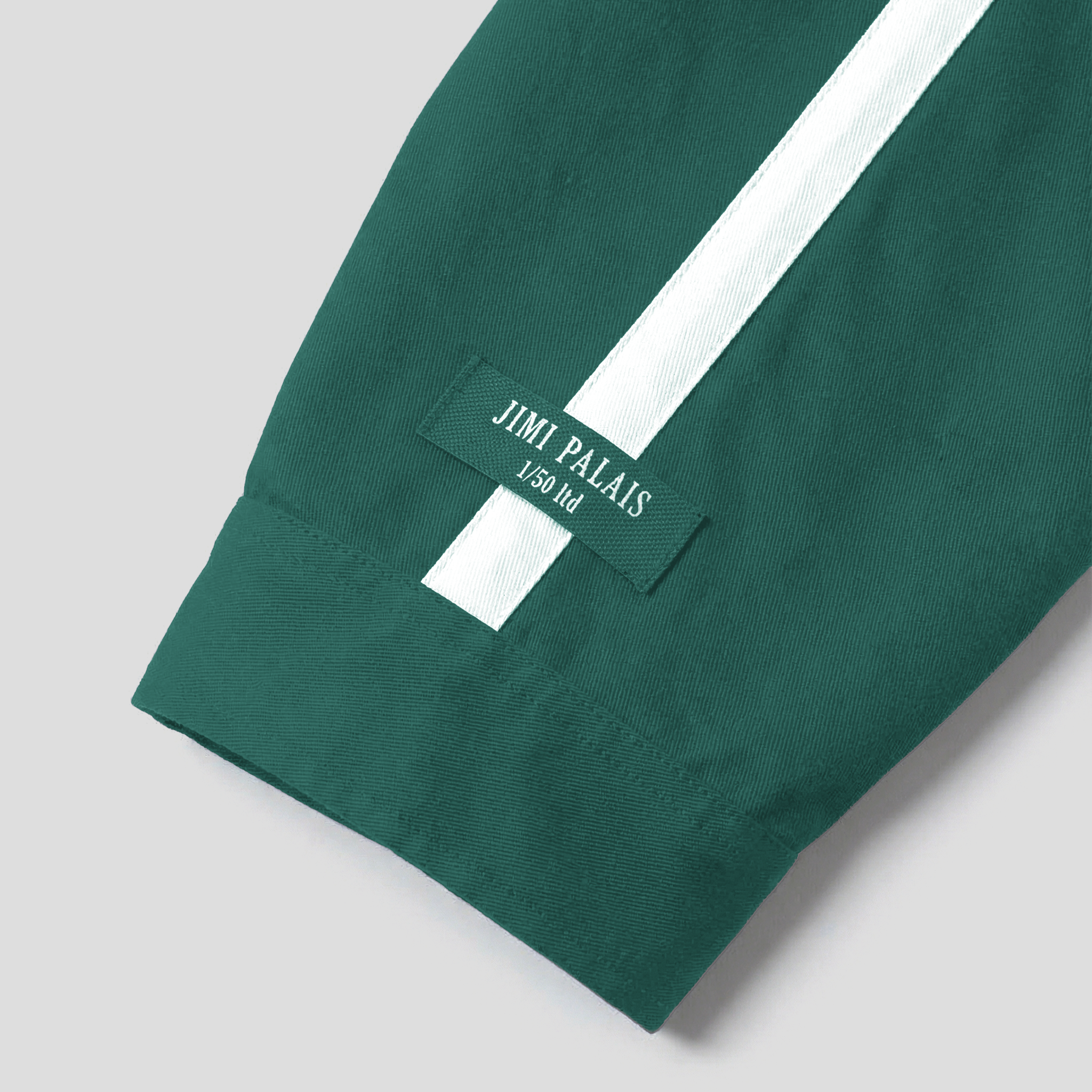 Jimi Palais Racing Jacke mit Applikationen und Rückenstickerei