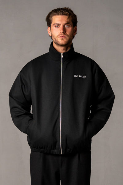 Herren Jacke Schwarz mit JIMI PALAIS Logo