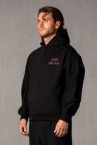 Herren Hoodie Schwarz mit Japan-Print – Schwarz, Seitenansicht
