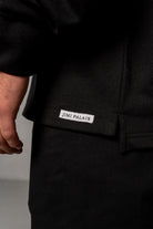 Herren Sweatshirt mit JIMI PALAIS Love-Typografie – Schwarz, Detail