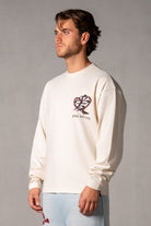 Herren Longsleeve Beige mit Japan-Herz – Beige, Seitenansicht