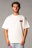 Herren T-Shirt Beige mit JIMI PALAIS Tokyo-Print – Beige, Vorderansicht