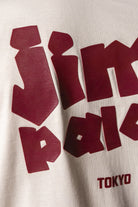 Herren T-Shirt Beige mit JIMI PALAIS Tokyo-Print – Beige, Detail