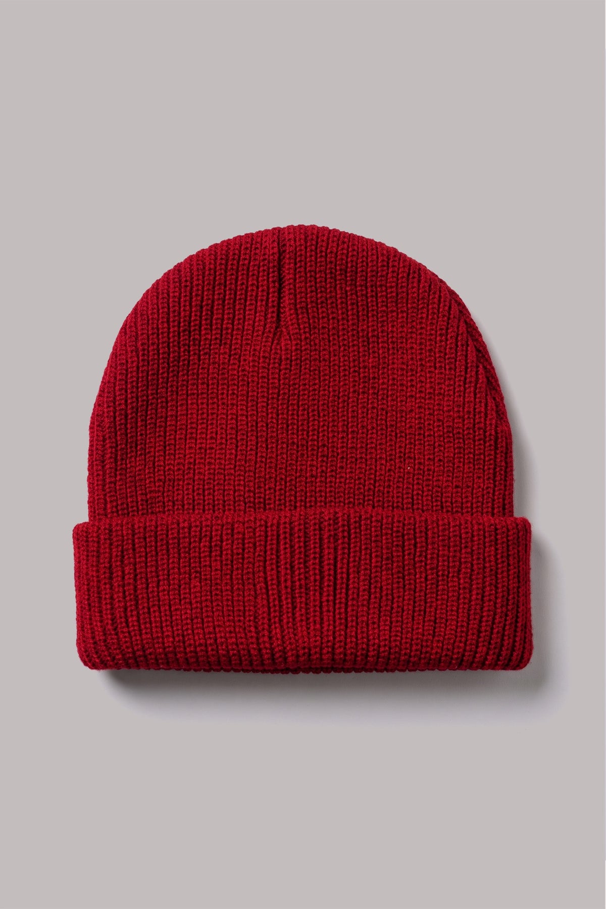 Herren Mütze mit JIMI PALAIS Monogramm – Bordeauxrot, Rückansicht