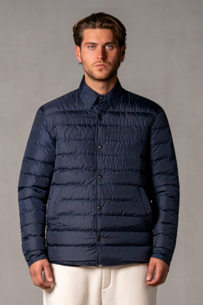Herren Pufferjacke Dunkelblau mit JIMI PALAIS Stick
