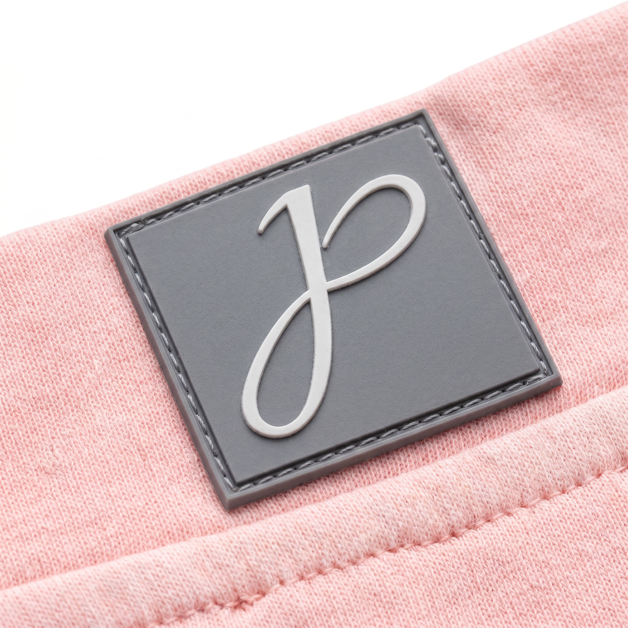 Sweater mit Reißverschluss und J Monogramm Stickerei