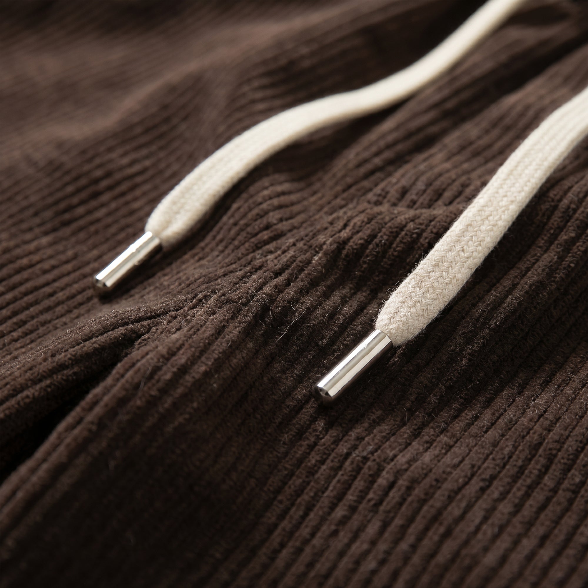 Braune Velours Shorts 