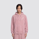 Hoodie mit J Monogramm vorne und großem Print auf der Rückseite
