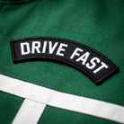 Jimi Palais Racing Jacke mit Applikationen und Rückenstickerei