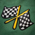 Jimi Palais Racing Jacke mit Applikationen und Rückenstickerei
