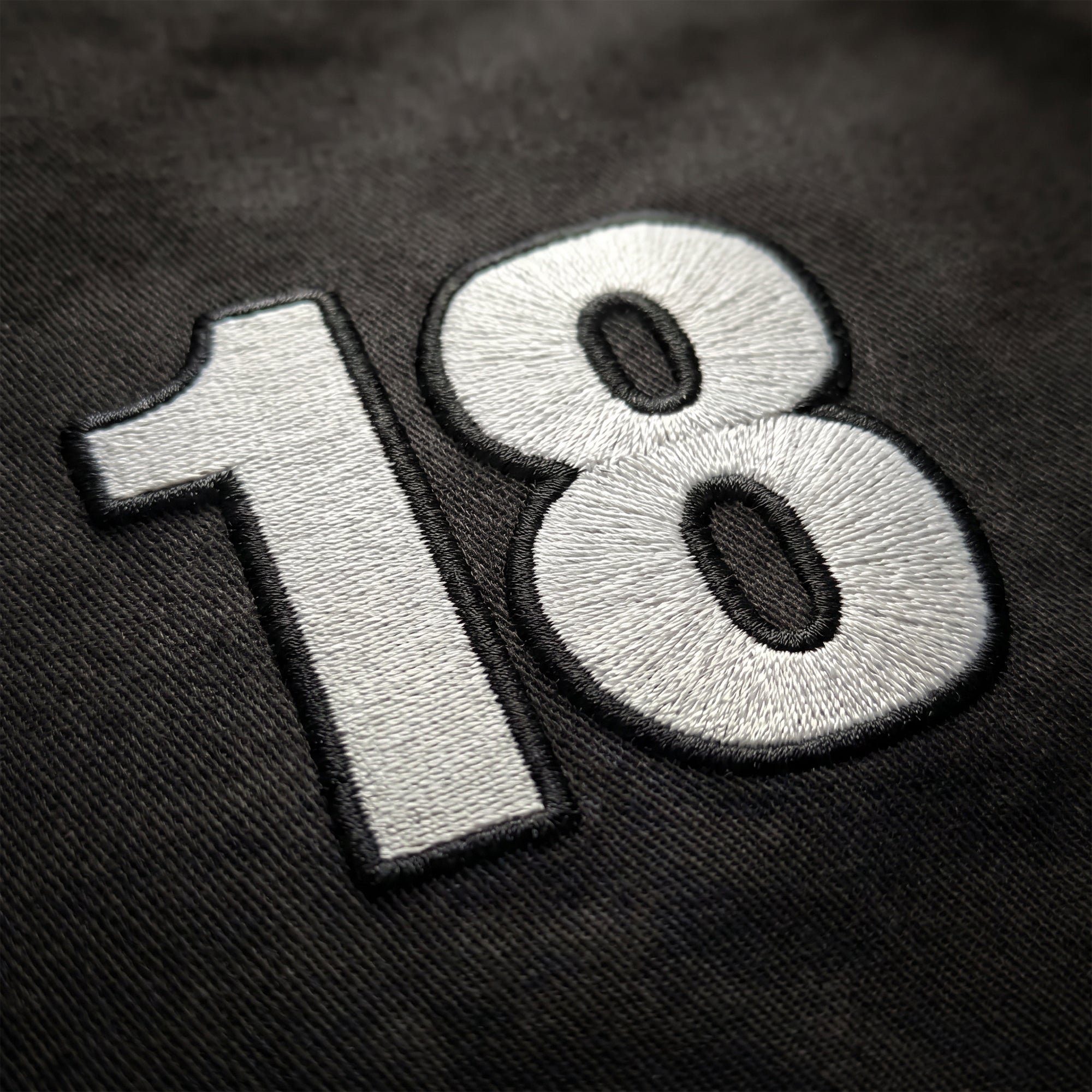 Jimi Palais Racing Jacke mit Applikationen und Rückenstickerei