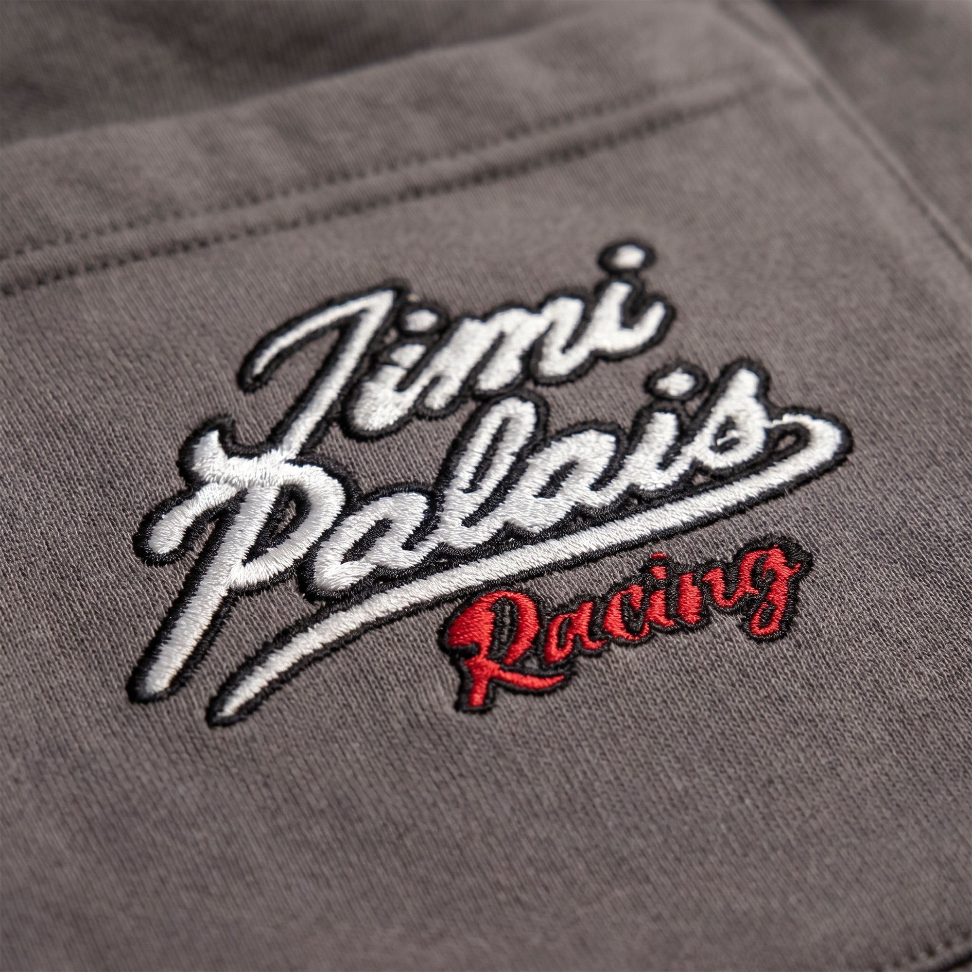 Schwere Baumwollhose Racing-Patches auf der Rückseite