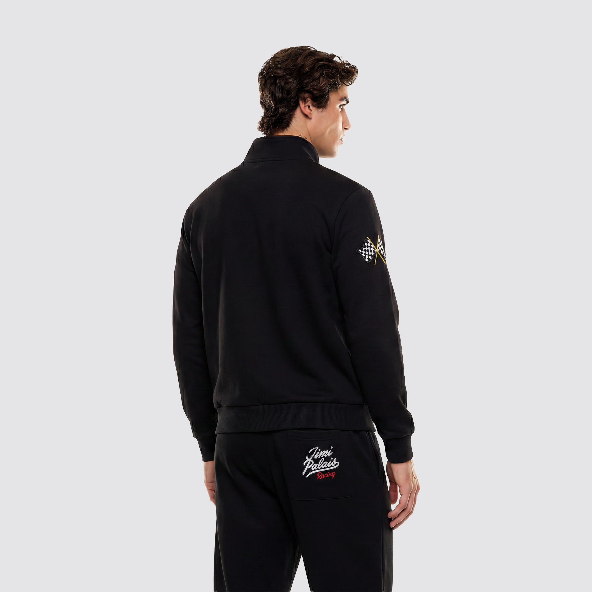 Schwere Baumwollhose Racing-Patches auf der Rückseite